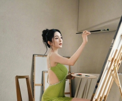 杨幂绿色风写真｜把春天的温柔穿在身上，这才是女性该有的模样！