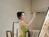 杨幂绿色风写真｜把春天的温柔穿在身上，这才是女性该有的模样！
