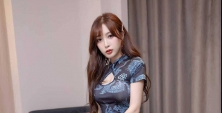 林星阑古典韵味性感旗袍与现代极致丝袜高跟