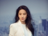 气质女神刘亦菲养眼全白西装酷飒帅气,御姐风美艳动人